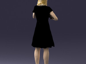 gangster girl 0921-1 3d print ready 3D Принт Модель
