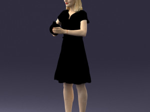 gangster girl 0921-1 3d print ready 3D Принт Модель