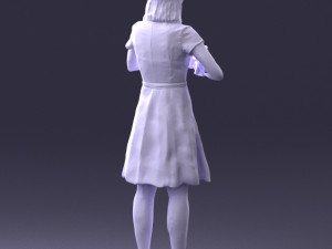 gangster girl 0921-1 3d print ready 3D Принт Модель