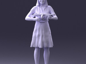 gangster girl 0921-1 3d print ready 3D Принт Модель