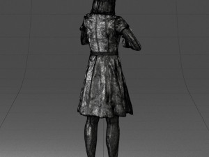 gangster girl 0921-1 3d print ready 3D Принт Модель