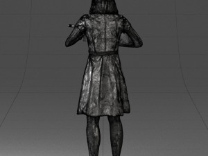 gangster girl 0921-1 3d print ready 3D Принт Модель