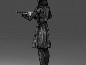 gangster girl 0921-1 3d print ready 3D Принт Модель