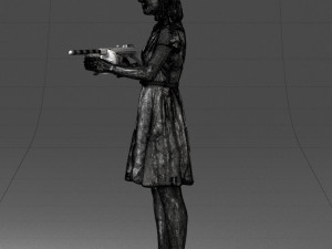 gangster girl 0921-1 3d print ready 3D Принт Модель