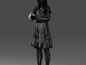 gangster girl 0921-1 3d print ready 3D Принт Модель