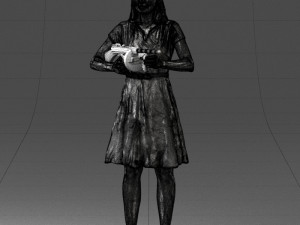 gangster girl 0921-1 3d print ready 3D Принт Модель