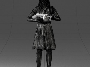 gangster girl 0921-1 3d print ready 3D Принт Модель