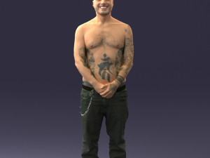 tatoo man 0831 Modelo 3D