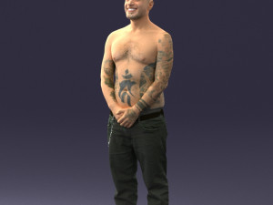 tatoo man 0831 Modelo 3D
