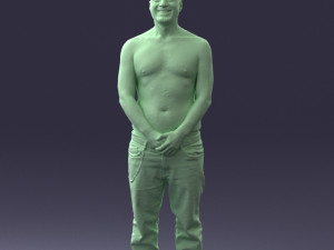 tatoo man 0831 3d print ready Model Cetak 3D