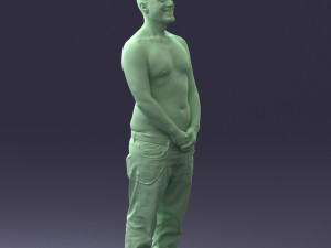 tatoo man 0831 3d print ready Model Cetak 3D