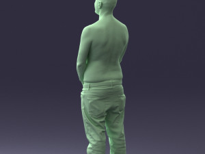 tatoo man 0831 3d print ready Model Cetak 3D