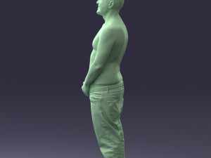 tatoo man 0831 3d print ready Model Cetak 3D