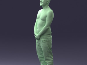 tatoo man 0831 3d print ready Model Cetak 3D
