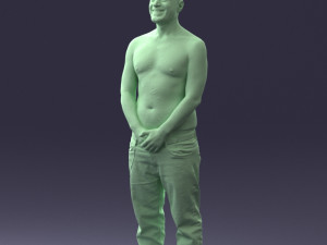 tatoo man 0831 3d print ready Model Cetak 3D