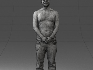 tatoo man 0831 3d print ready Model Cetak 3D