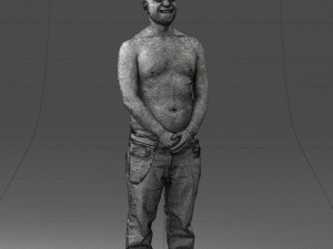 tatoo man 0831 3d print ready Model Cetak 3D