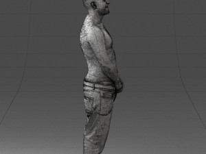 tatoo man 0831 3d print ready Model Cetak 3D