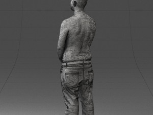 tatoo man 0831 3d print ready Model Cetak 3D