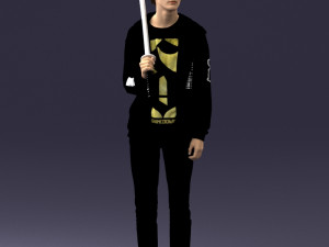 man with sword 0107 3d print ready 3D प्रिंट मॉडल