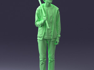 man with sword 0107 3d print ready 3D प्रिंट मॉडल