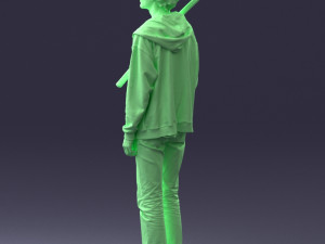 man with sword 0107 3d print ready 3D प्रिंट मॉडल