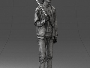 man with sword 0107 3d print ready 3D प्रिंट मॉडल