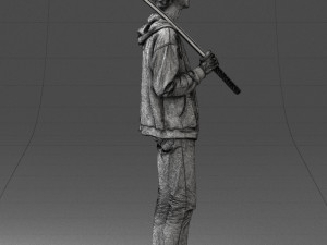 man with sword 0107 3d print ready 3D प्रिंट मॉडल
