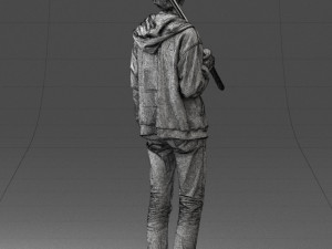 man with sword 0107 3d print ready 3D प्रिंट मॉडल