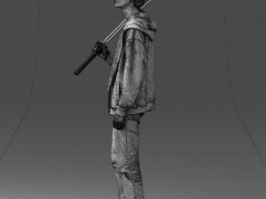man with sword 0107 3d print ready 3D प्रिंट मॉडल