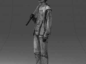 man with sword 0107 3d print ready 3D प्रिंट मॉडल