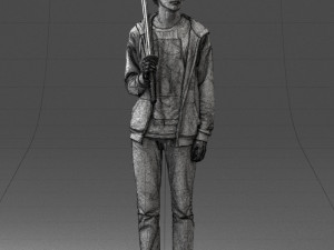 man with sword 0107 3d print ready 3D प्रिंट मॉडल