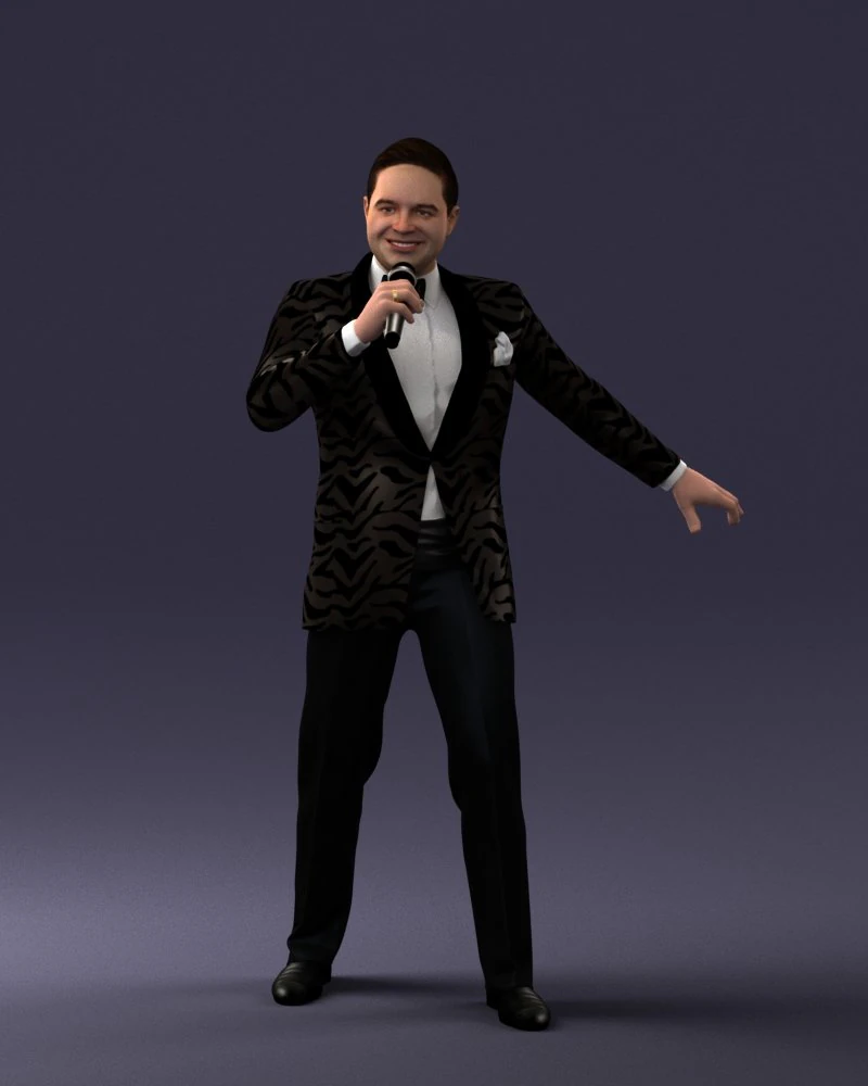 000118 Singer 0202 3dp 3D Print Model .c4d .max .obj .3ds .fbx .stl .blend 