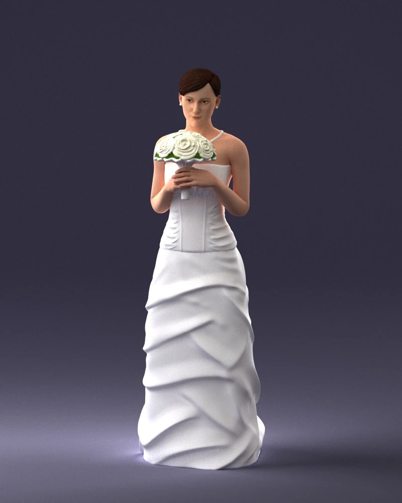 bride 1009 3d print ready 3D Print Model .c4d .max .obj .3ds .fbx .stl .blend 