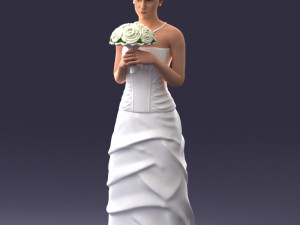 bride 1009 3d print ready 3D Принт Модель