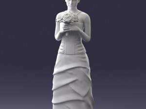 bride 1009 3d print ready 3D Принт Модель