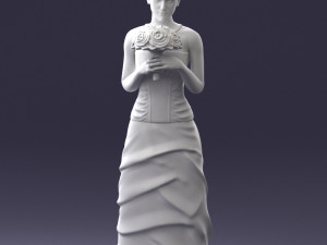 bride 1009 3d print ready 3D Принт Модель
