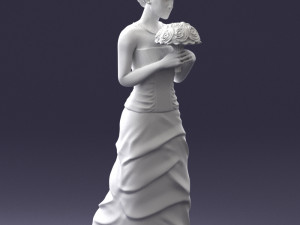 bride 1009 3d print ready 3D Принт Модель
