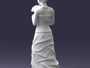 bride 1009 3d print ready 3D Принт Модель