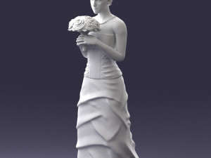 bride 1009 3d print ready 3D Принт Модель