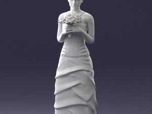 bride 1009 3d print ready 3D Принт Модель