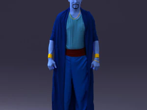 000301 Blue Genie Character 1101 3dp 3D Print Model