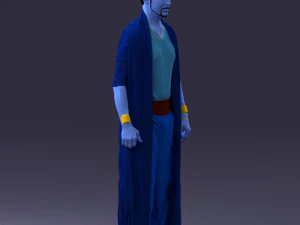 000301 Blue Genie Character 1101 3dp 3D Print Model