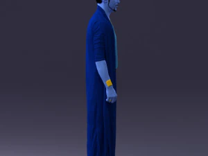 000301 Blue Genie Character 1101 3dp 3D Print Model