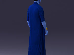 000301 Blue Genie Character 1101 3dp 3D Print Model
