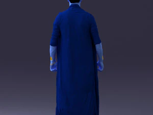 000301 Blue Genie Character 1101 3dp 3D Print Model