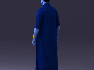 000301 Blue Genie Character 1101 3dp 3D Print Model