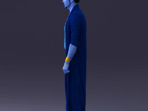 000301 Blue Genie Character 1101 3dp 3D Print Model
