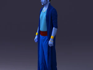 000301 Blue Genie Character 1101 3dp 3D Print Model