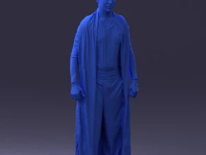 000301 Blue Genie Character 1101 3dp 3D Print Model